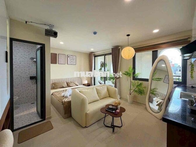 CHDV MỚI 100% - 1PN/BC/FULL NT CAO CẤP - Đ.Trường Sơn, Gần Sân Bay