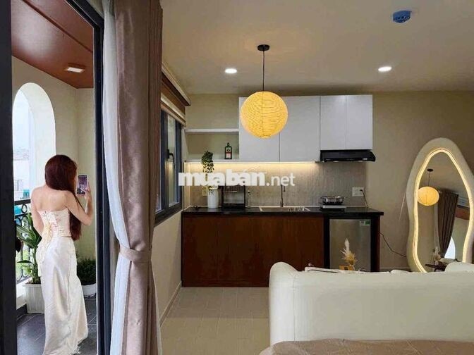 CHDV MỚI 100% - 1PN/BC/FULL NT CAO CẤP - Đ.Trường Sơn, Gần Sân Bay
