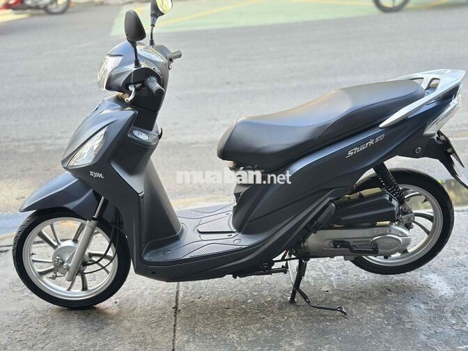 XE TAY GA SYM SHARK 50cc ĐỜI 2023 XANH NHÁM