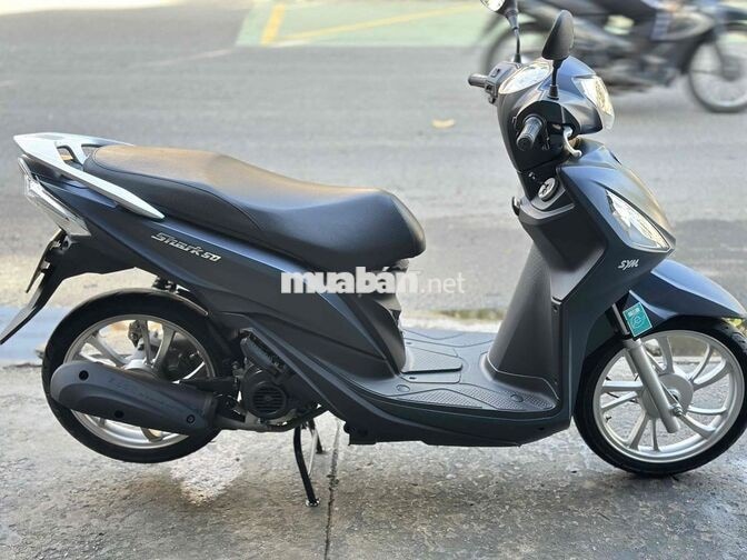 XE TAY GA SYM SHARK 50cc ĐỜI 2023 XANH NHÁM