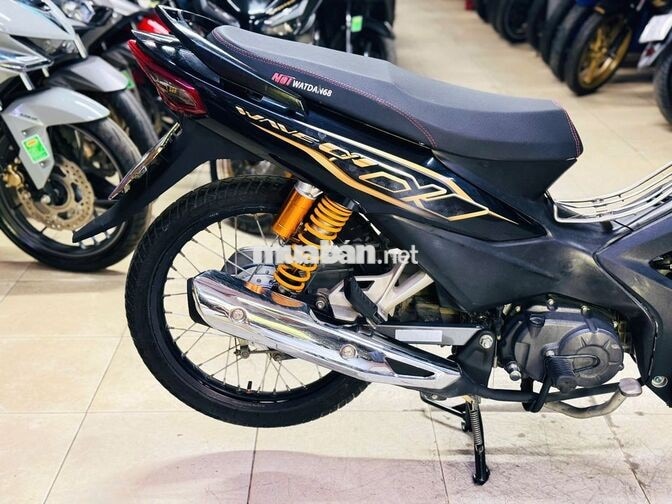 XE MÁY THỊNH PHÁT- WAVE A 110 ĐEN BÓNG ĐỘ ĐẸP CHẤT