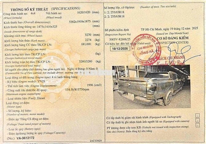 CHÍNH CHỦ BÁN Ford Ranger 2023 4x4 gần 61k km, Xám