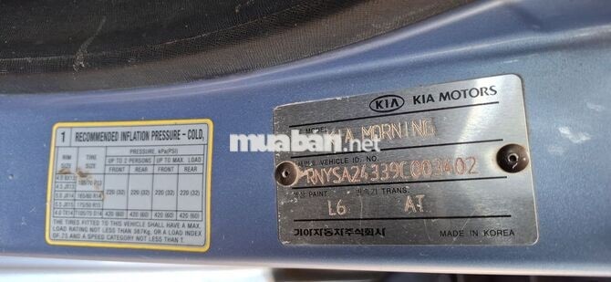 Kia Morning 2009 Xanh