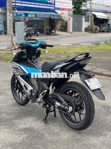 Honda Winner X Côn tay Đen Xanh Bạc