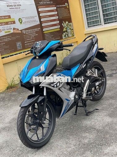 Honda Winner X Côn tay Đen Xanh Bạc