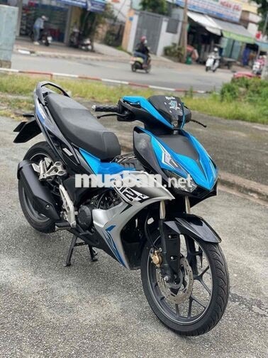 Honda Winner X Côn tay Đen Xanh Bạc