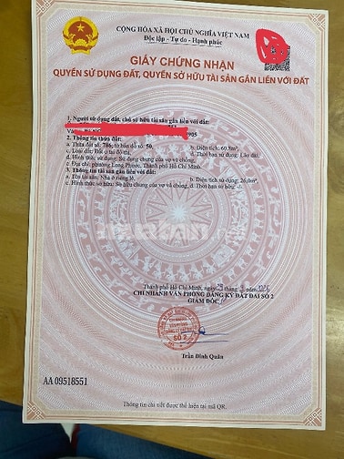 Nhà bán chính chủ sổ hồng hoàn công đường số 8, P.Long Phước, Quận 9