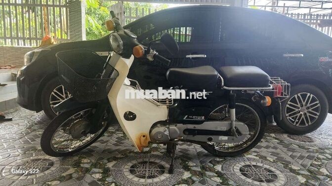 Honda Cub 86 Cổ điển Xanh trắng