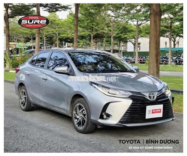 Toyota Vios 2022 1.5G 40000 km Bạc