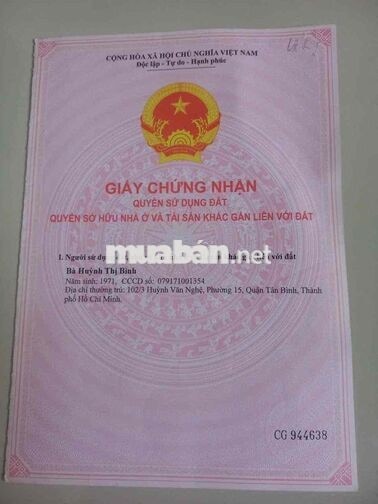 BÁN NHÀ MỸ PHƯỚC 3 – THỚI HÒA 📐 Diện tích: 10×30 = 300m² – full thổ cư