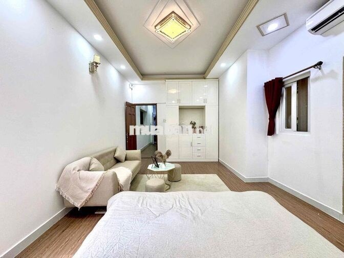 Cho thuê căn 1 phòng ngủ tách bếp rộng máy giặt full nt ở Lê Văn Sỹ Q3