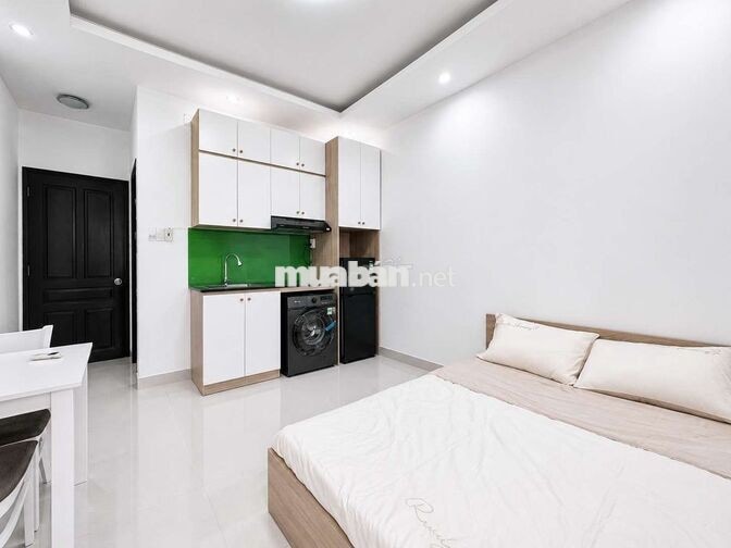 CĂN HỘ DỊCH VỤ FULL NỘI THẤT, NGAY NGUYỄN GIA TRÍ HÀNG XANH
