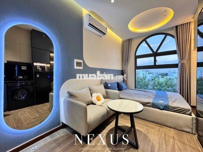 CĂN HỘ FULL NỘI THẤT NGAY BÙI ĐÌNH TUÝ BAN CÔNG - CỬA SỔ GẦN HÀNG XANH