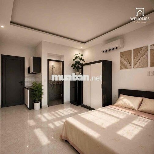 PHÒNG STUDIO CỬA SỔ BAN CÔNG SANG TRỌNG GÒ VẤP