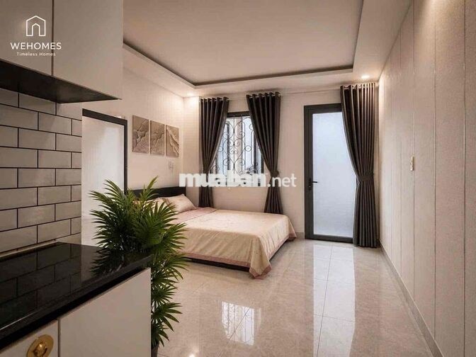 PHÒNG STUDIO CỬA SỔ BAN CÔNG SANG TRỌNG GÒ VẤP