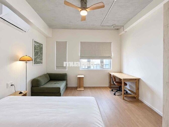 Căn hộ 1 phòng ngủ full nội thất thiết kế sang trọng Trần Hưng Đạo Q1