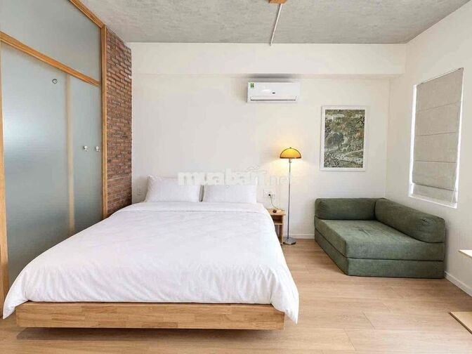 Căn hộ 1 phòng ngủ full nội thất thiết kế sang trọng Trần Hưng Đạo Q1