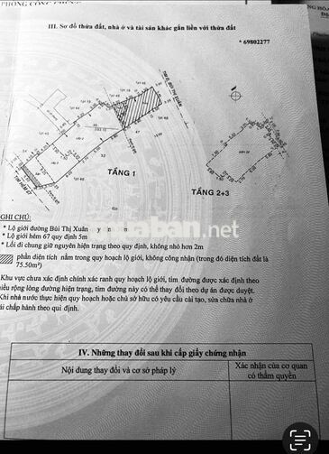 nhà mặt tiền 152B đường bùi Thị Xuân diện tích đất 293mv trệt 2 lầu
