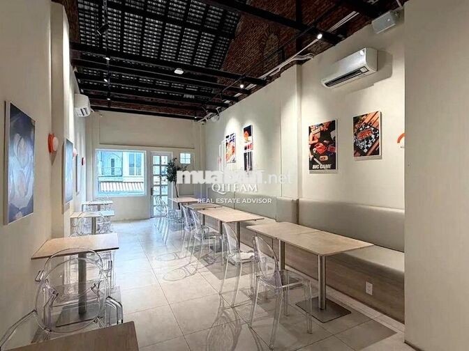Salon tóc - Nail 402 Nguyễn Công Trứ, Q1. Dt: 4x20m, Kc: trệt 2 lầu