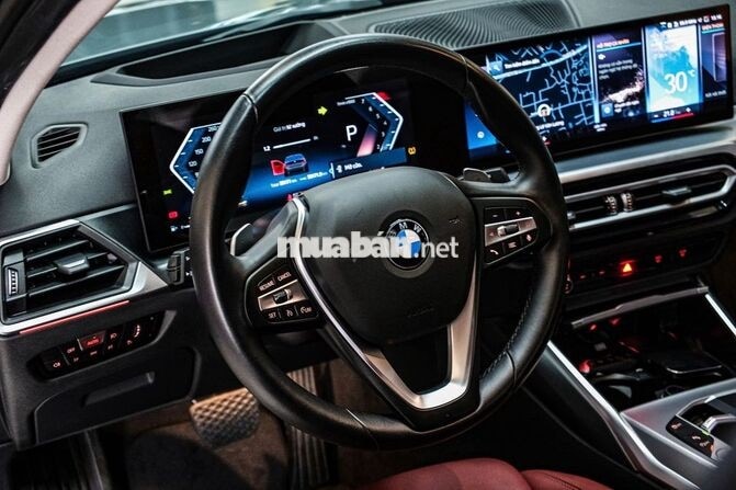 BMW 320i Sportline LCI 2024 Xám nội thất Đỏ