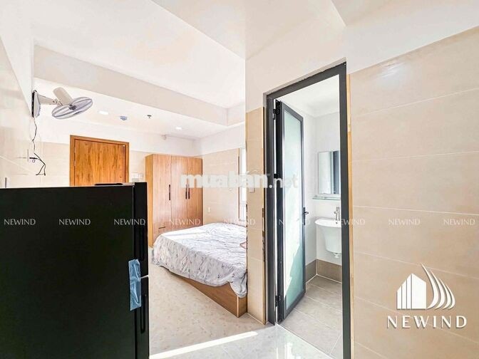 Hệ thống studio, 1pn cửa sổ rộng đầy đủ nội thất