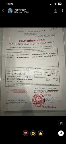 Chính chủ cần bán nhà 70m2 4x17 oto đỗ cửa 