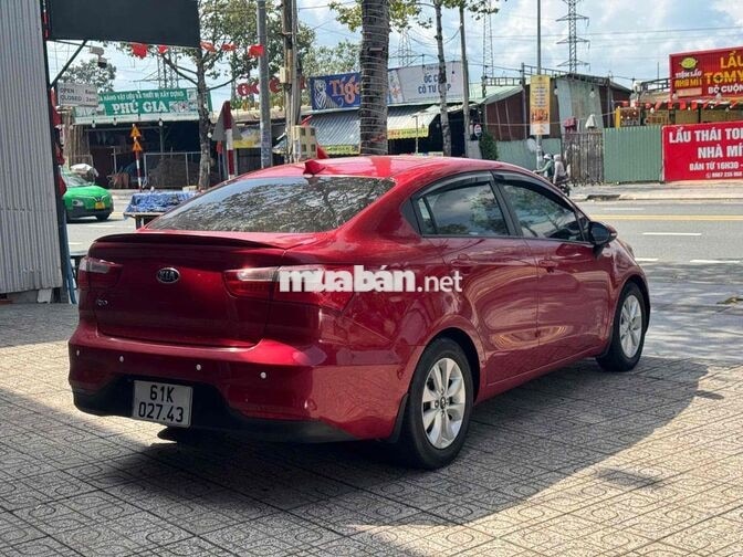 KIA RIO 2016 SỐ TỰ ĐỘNG 80000 KM ĐỎ