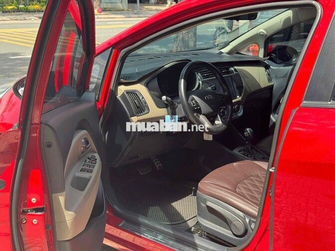KIA RIO 2016 SỐ TỰ ĐỘNG 80000 KM ĐỎ