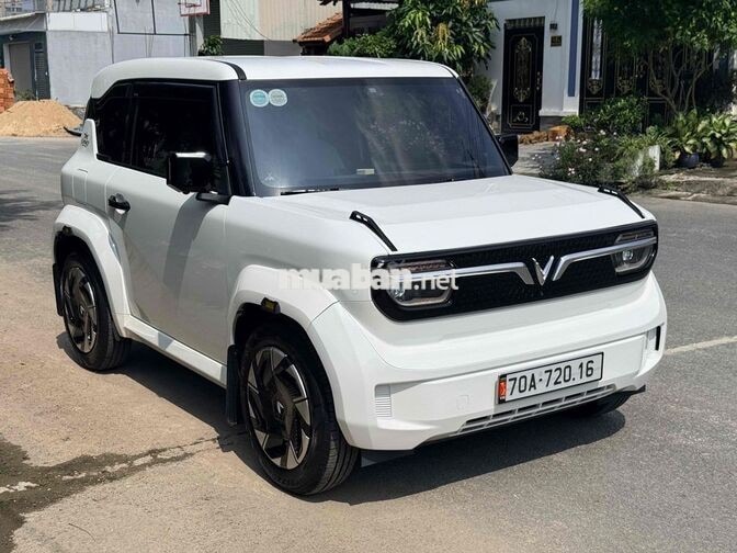 VinFast VF3 2025 trắng xinh pin mua đồ chơi xịn