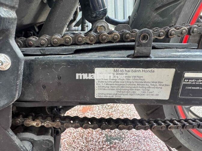 Honda Winner V1 2018 màu Đen ( giá rẻ )
