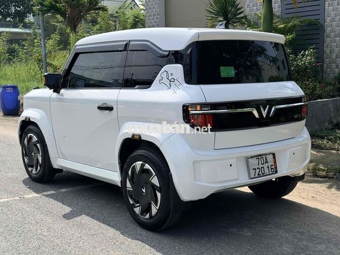 VinFast VF3 2025 trắng xinh pin mua đồ chơi xịn