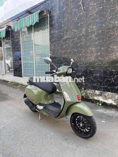 Piaggio Vespa Sprint 2022 S 28.000 km Xanh rêu