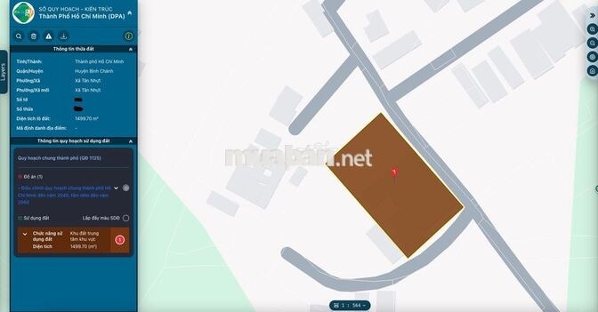 Sát Mặt tiền đường Bông Văn Dĩa, 1500m2 đất trồng cây lâu năm