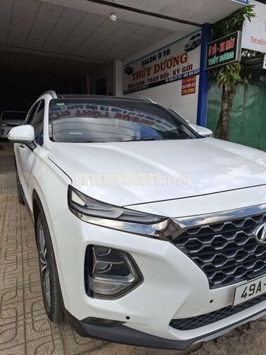 Hyundai SantaFe Premium dầu 2 cầu 2019 Trắng