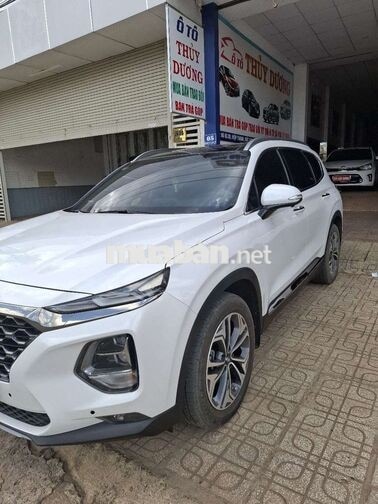 Hyundai SantaFe Premium dầu 2 cầu 2019 Trắng