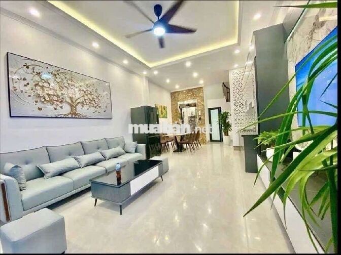 ĐÀM QUANG TRUNG – NHÀ MỚI 6 TẦNG THANG MÁY, 4PNKK – SÁT AEON – 15TR/TH