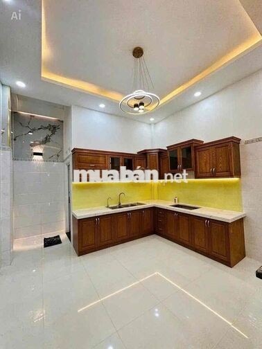 cho thuê nhà phố tô Ngọc Vân q12 dt 4*17  4p ngủ giá 12tr