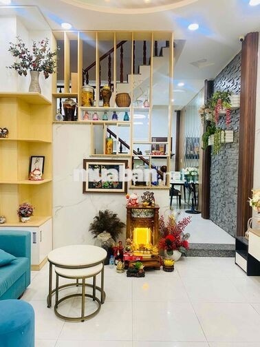 NHÀ PHỐ TX25 FULL NỘI THẤT TRỆT 3 LẦU 4PN 4WC PHÒNG THỜ