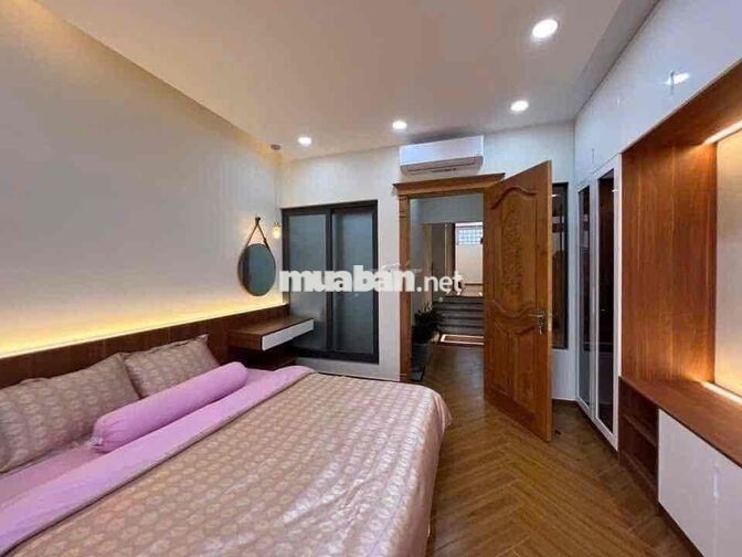 cho thuê nhà thang máy nguyễn oanh ( 4x18) lửng , 3 lầu , 4pn , 5wc fu
