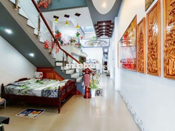 Bán nhà MT 1553 Quang Trung An Khê: 317m² nở hậu, tiện KD, sổ hồng sẵn