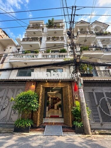 VÍP PHAN HUY ÍCH - TÂN BÌNH- HẺM XE HƠI THÔNG- DT 4❌15 - 5 TẦNG BTCT