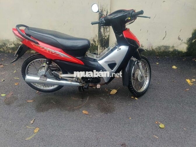 Honda Wave 50cc màu Đỏ Đen Bạc