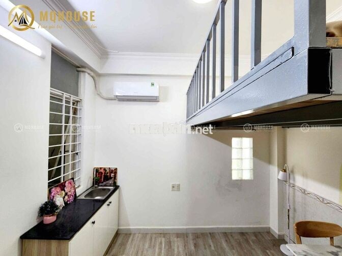 🔥CHO THUÊ PHÒNG DUPLEX GÁC FULL NỘI THẤT – CÓ THANG MÁY, CỘNG HOÀ🔥