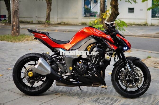 Kawasaki Z1000 2017 20452 km màu Đỏ