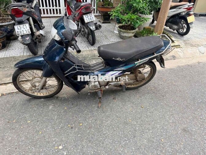 Wave Xanh đậm máy êm mạnh có đề có giấy đầy đủ