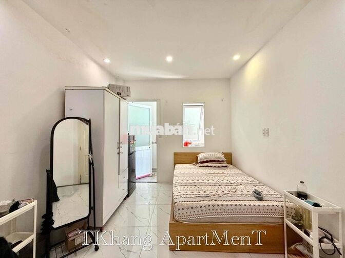 Cho Thuê Căn Hộ Tách Bếp Máy Giặt Riêng Rộng 25m2 Ngay Cầu Vượt 3/2