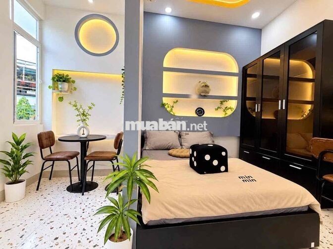 1 PHÒNG NGỦ TÁCH BẾP SIÊU ĐẸP, RỘNG RÃI NGAY NGÃ TƯ BẢY HIỀN