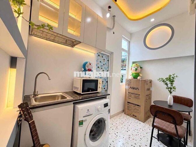 1 PHÒNG NGỦ TÁCH BẾP SIÊU ĐẸP, RỘNG RÃI NGAY NGÃ TƯ BẢY HIỀN