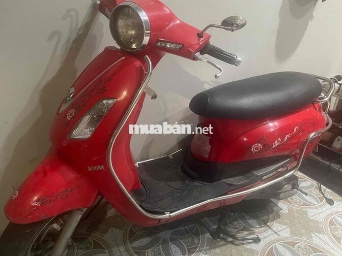 Xe máy điện SYM màu Đỏ
