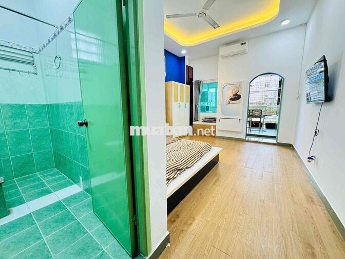 CHO THUÊ CĂN HỘ VINTAGE 1PN BAN CÔNG BỒN TẮM CỰC CHILL NGAY TRƯỜNG SA